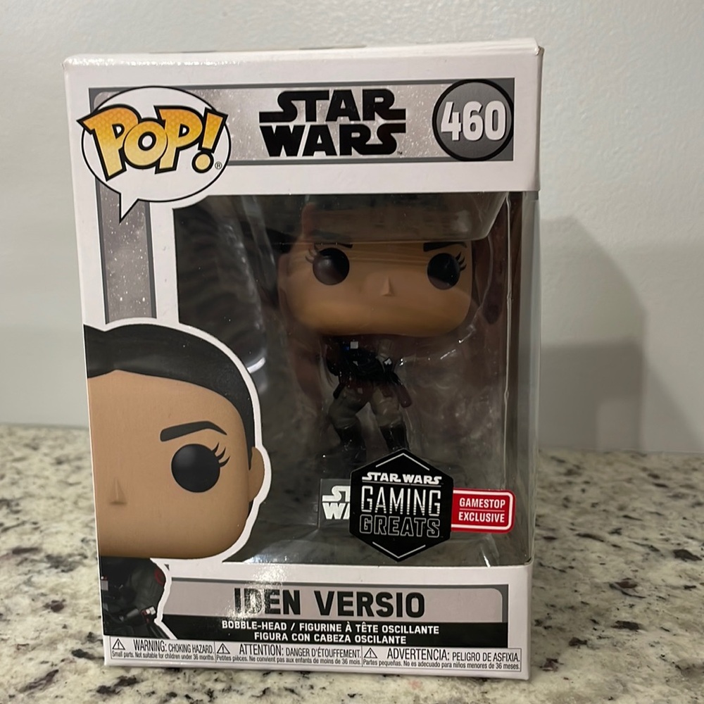 Star Wars Funko pop GameStop exclusive gaming greats